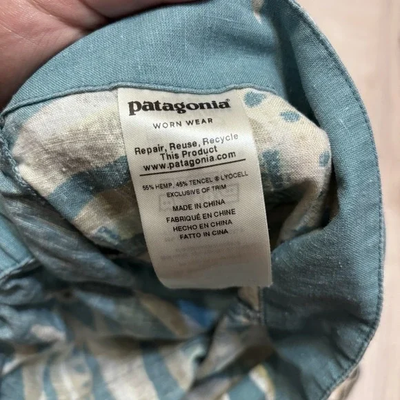 Patagonia Women's W's Garden Island Shorts New W/O Tag Size Small Blue Hawaiian - Picture 6 of 8